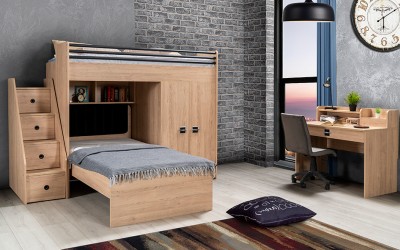 Flash Ranzalı Genç Odası Flash Ranzalı Genç Odası