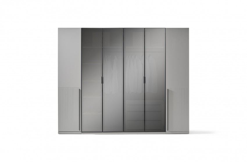 Moka Bazalı Yatak Odası - Gri