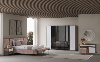 Moka Bazalı Yatak Odası - Taba