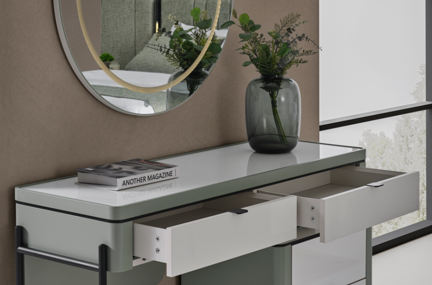 Moka Bazalı Yatak Odası - Yeşil