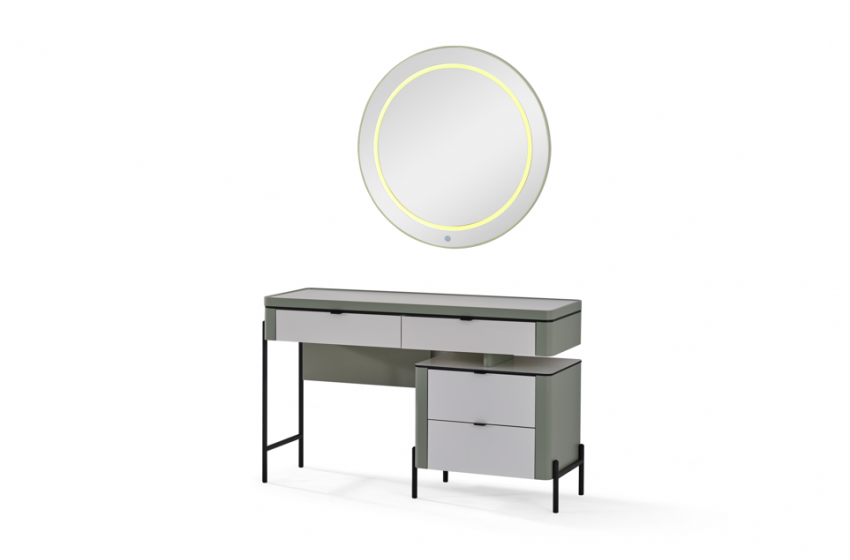 Moka Bazalı Yatak Odası - Yeşil