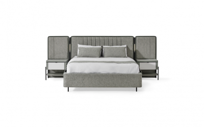 Moka Bazalı Karyola ve Başucu - Yeşil