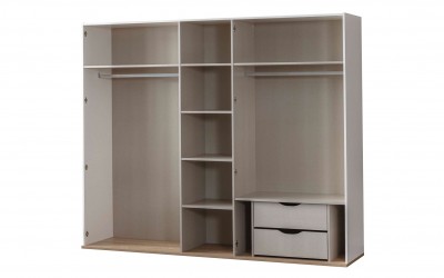 Granada 5 Kapılı Gardrop - Çekmeceli