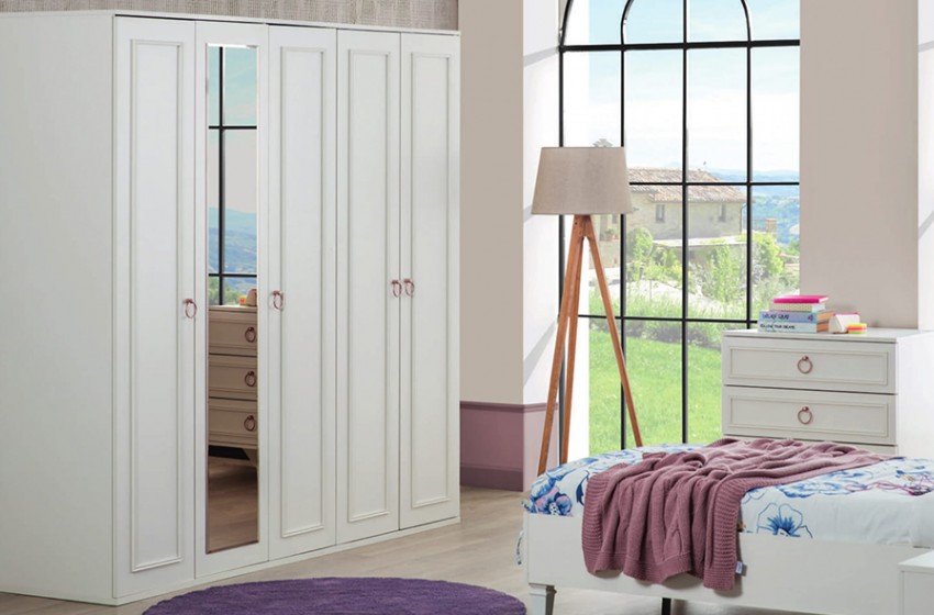 Angel 5 Kapılı Gardırop