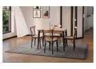 Thonet Masa-Thonet Sandalye Ceviz Siyah