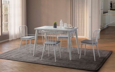 Leny Masa- Leny 4 Adet Sandalye (beyaz)