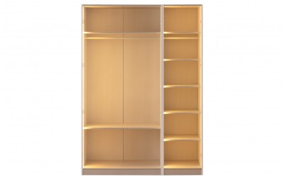 Noble 3 Kapılı Gardrop - Askılı