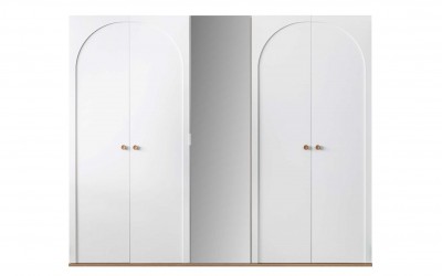 Malaga Ekru 5 Kapılı Gardırop-Askılı Malaga Ekru 5 Kapılı Gardırop-Askılı