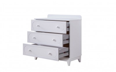 Perla Şifonyer-Beyaz