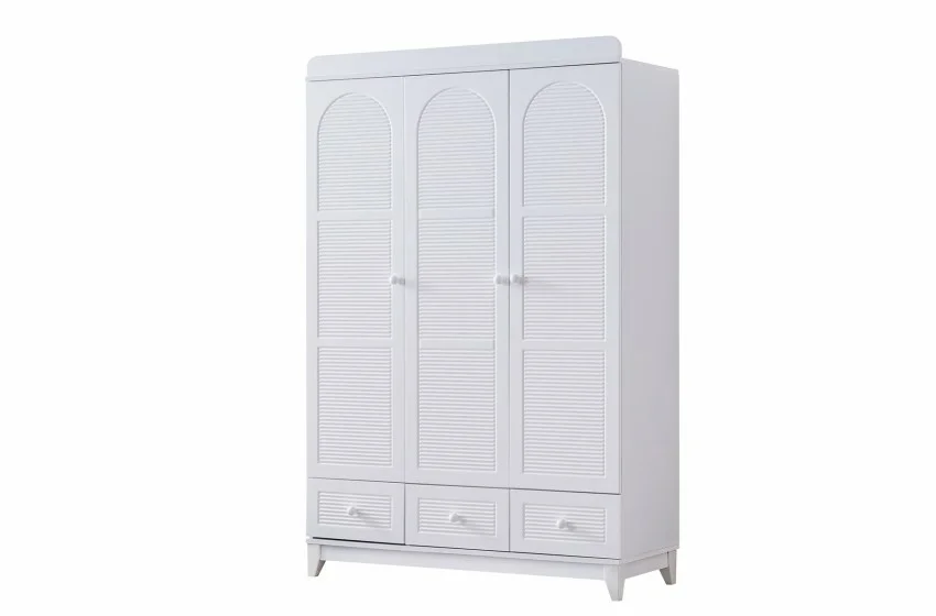 Perla 3 Kapılı Gardırop-Beyaz Perla 3 Kapılı Gardırop-Beyaz