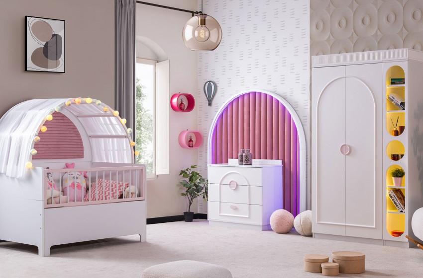 Vip Bebek Odası-Pembe Vip Bebek Odası-Pembe