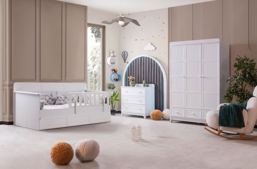 Berlin Montessori Genç Odası - Beyaz