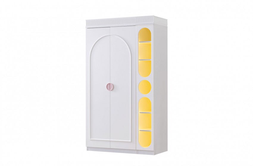 Dolunay Gardrop 4 Kapılı - Pembe