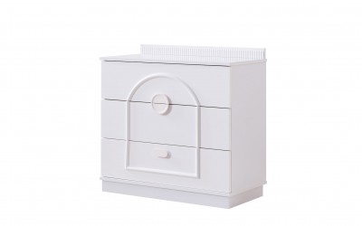 Dolunay Şifonyer - Beyaz