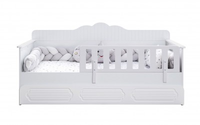 Flower Montessori Karyola - Beyaz