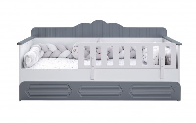 Flower Montessori Karyola - Gri