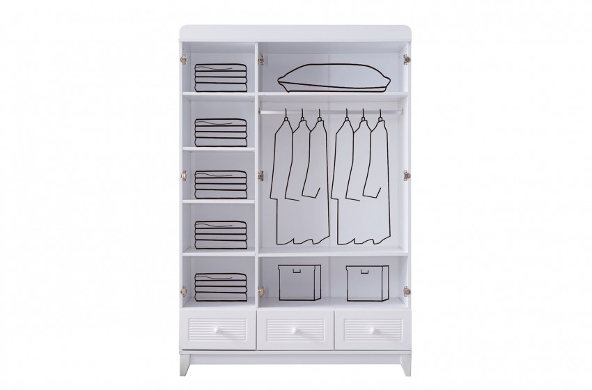 Perla Montessori Genç Odası - Beyaz