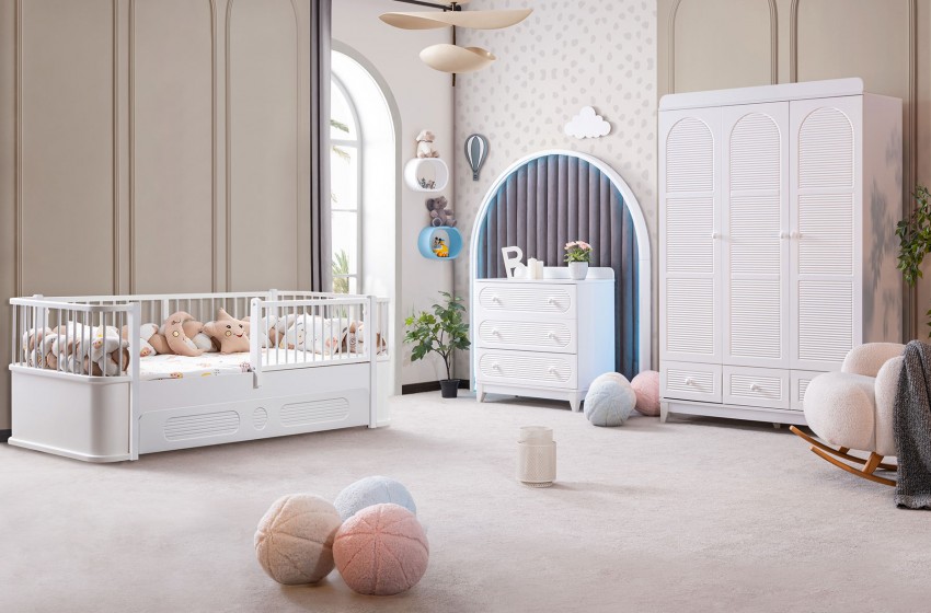Perla Montessori Genç Odası - Beyaz