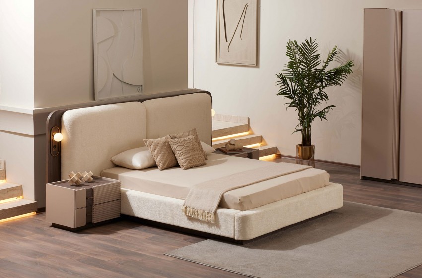 Lyon Bazalı Yatak Odası