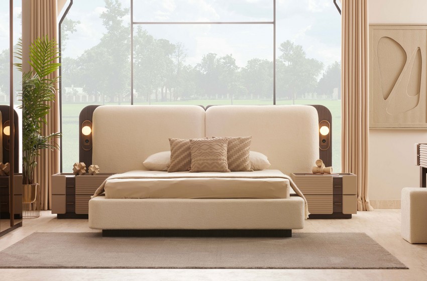 Lyon Bazalı Yatak Odası