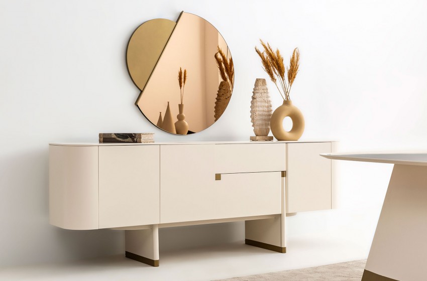 Delta Yemek Odası Gold-Ekru