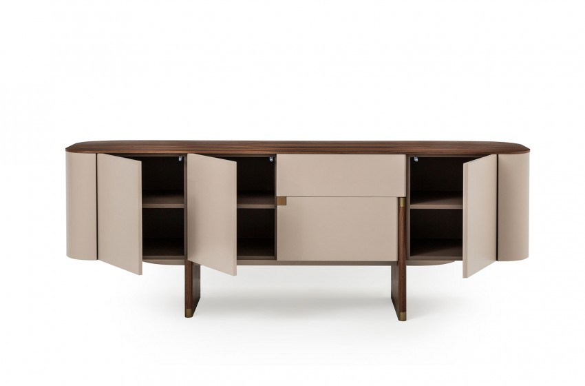 Delta Yemek Odası Bej-Ceviz