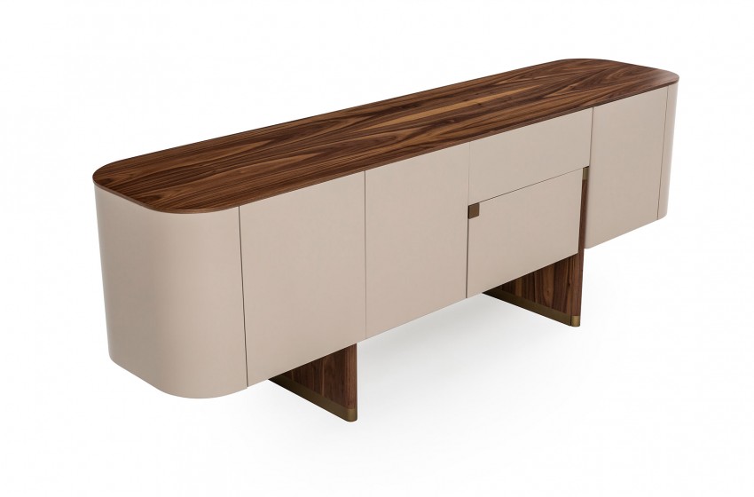 Delta Yemek Odası Bej-Ceviz