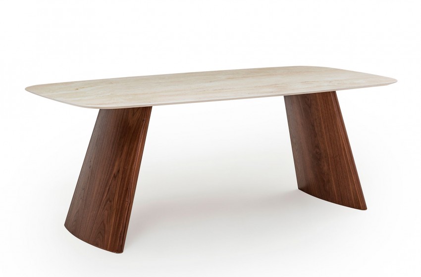 Delta Yemek Odası Bej-Ceviz