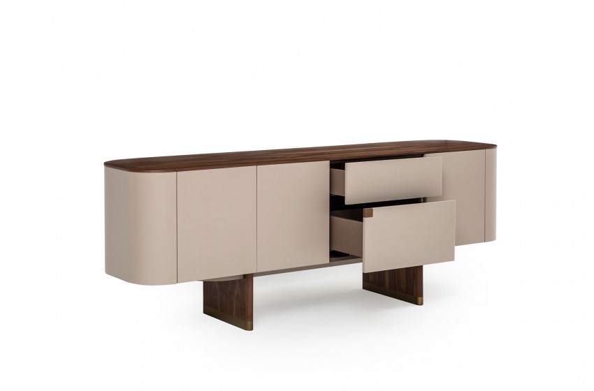 Delta Yemek Odası Bej-Ceviz