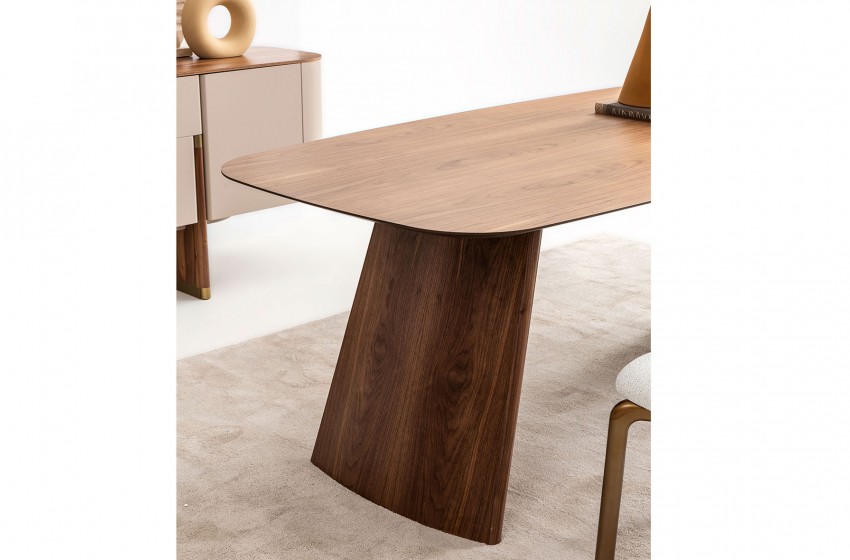 Delta Yemek Odası Bej-Ceviz