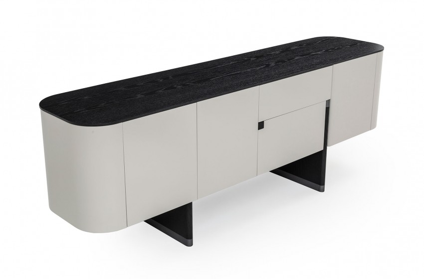 Delta Yemek Odası Gri-Siyah