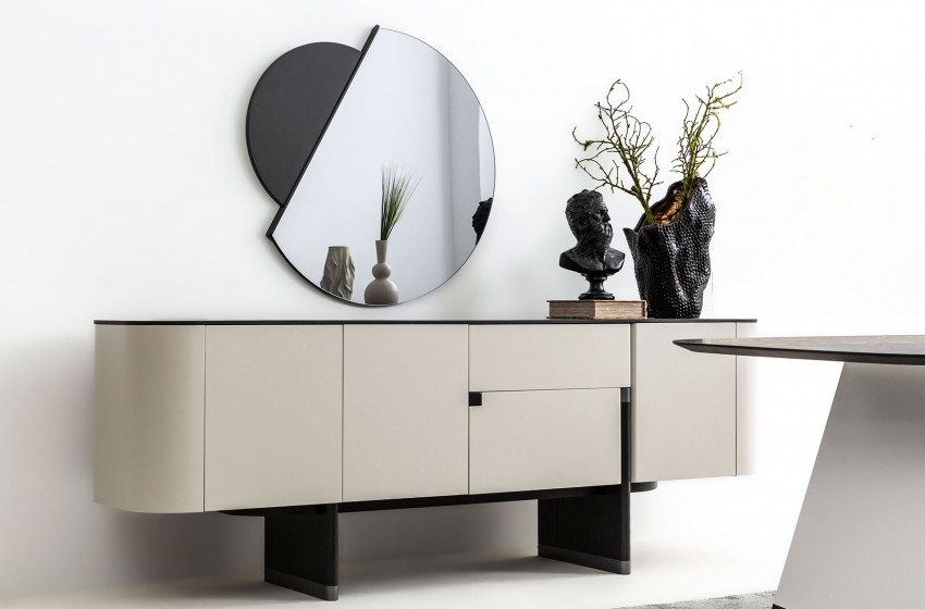 Delta Yemek Odası Gri-Siyah