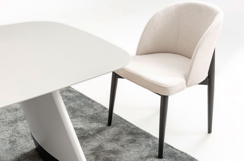 Delta Yemek Odası Gri-Siyah