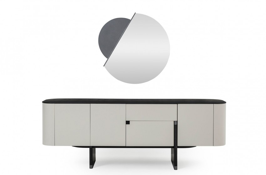 Delta Yemek Odası Gri-Siyah