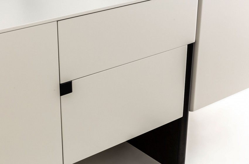 Delta Yemek Odası Gri-Siyah