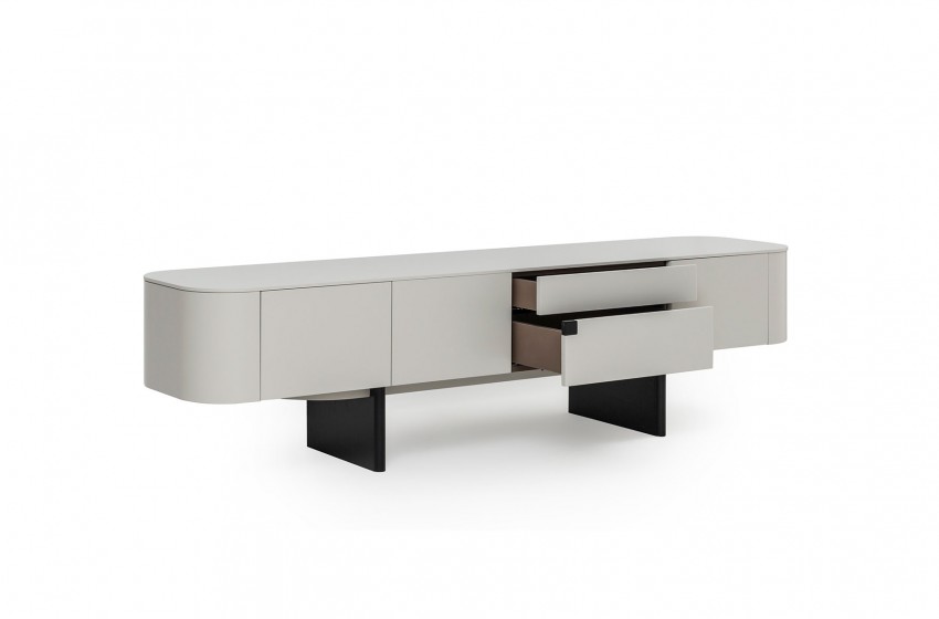 Delta Yemek Odası Gri-Siyah