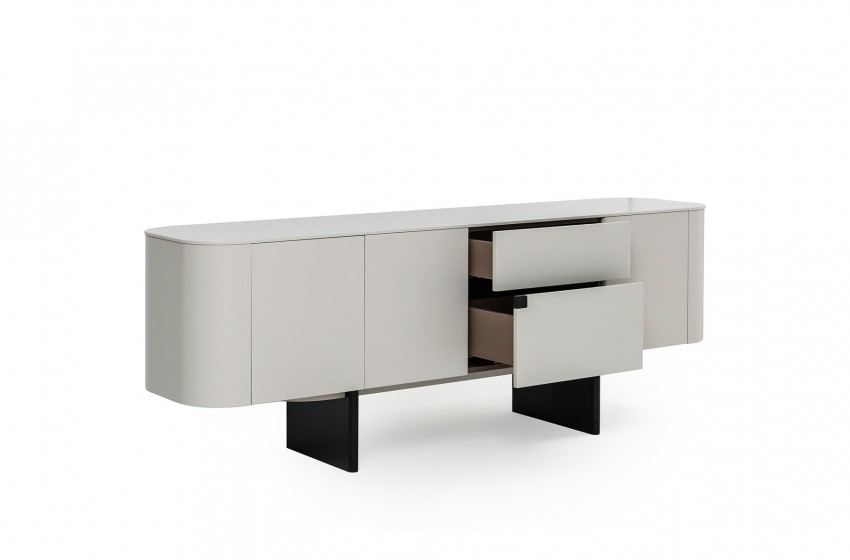 Delta Yemek Odası Gri-Siyah