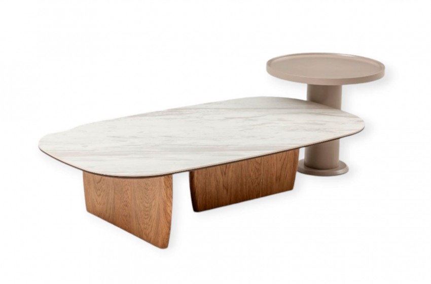 Delta Orta Sehpa - Meşe