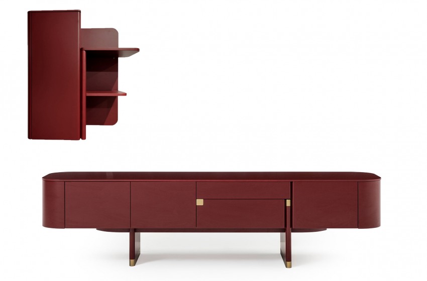 Delta Tv Ünitesi - Bordo