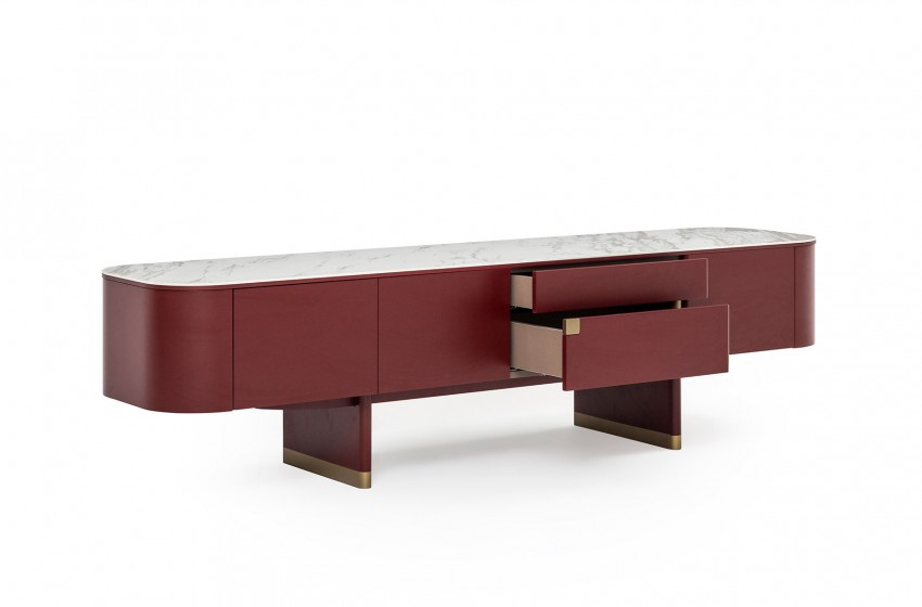 Delta Tv Ünitesi - Bordo