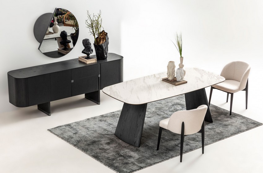 Delta Yemek Odası - Antrasit