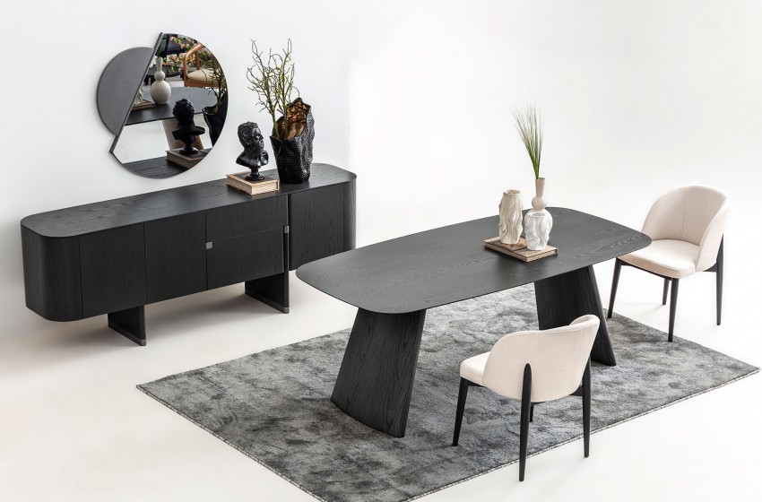 Delta Yemek Odası - Antrasit