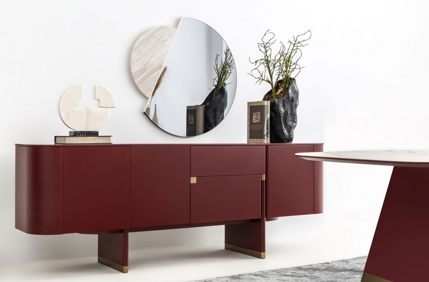 Delta Yemek Odası - Bordo