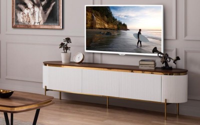 Tesla Ekru Tv Ünitesi