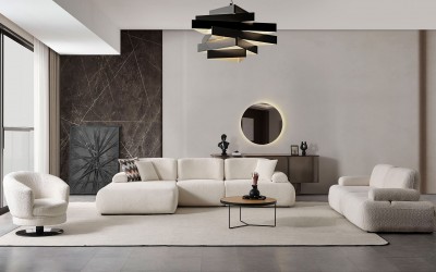 Puffy Koltuk Takımı - Köşeli