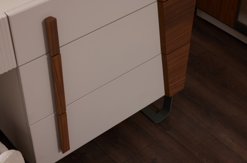 Lina Bazalı Yatak Odası - Köşe Dolaplı