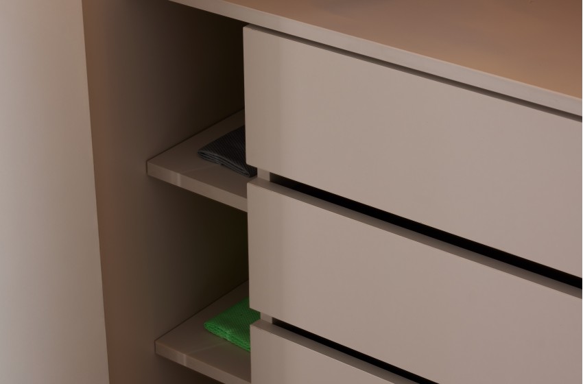 Lina Bazalı Yatak Odası - Köşe Dolaplı