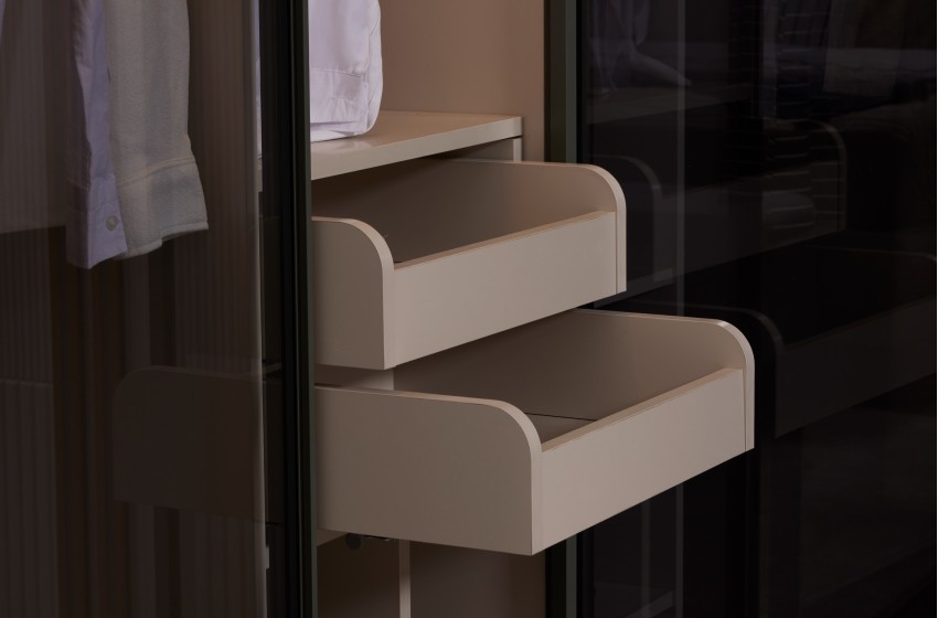 Lina Bazalı Yatak Odası - Köşe Dolaplı