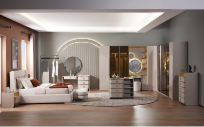 Paris Yatak Odası - Köşe Dolaplı