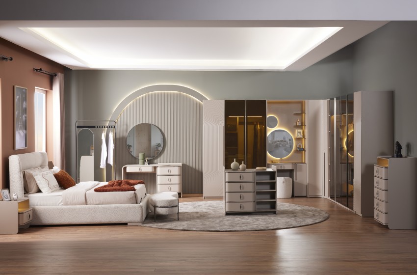 Paris Yatak Odası - Köşe Dolaplı